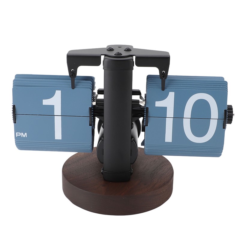 Flip Desk Clock Retro Single Sided Battery Powered Retro Vintage