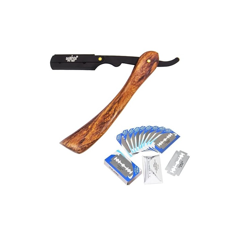 Porta Navaja de Madera para Barbero Aashta (NEGRO)