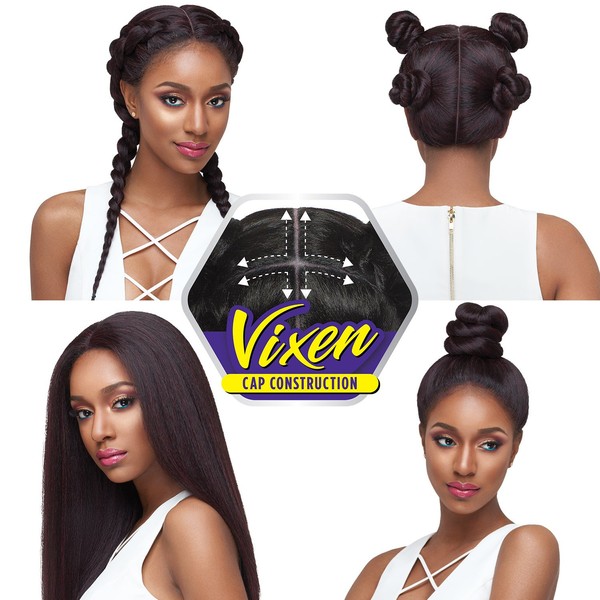 VIXEN BLOW OUT STRAIGHT (DRRED) - Outre Synthetic Swiss Silk X Lace Front Wig