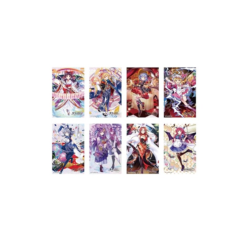 Touhou LostWord Satin Sticker 8 Pack Box