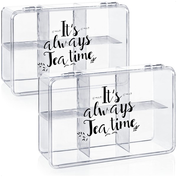 Com-Four ® Storage Box for Tea and Tea Bags, Tea Box in Different Designs