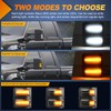 Nilight Side Mirror Marker Light Switchback Amber Turn Signals Lights
