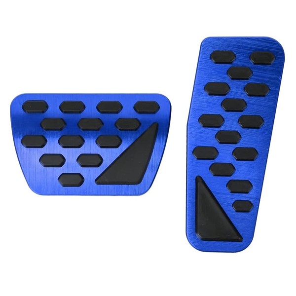 Beetech Works 2PCS Non-Slip Aluminum Pedal Covers Compatible with JeepWrangler