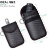 Faraday Pouch for Car Keys,3.5''X5.5'' Faraday Bag, Carbon Fiber Car