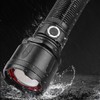 Telescopic Focus Flashlight XHP160 LED Super Bright Flashlight for Camping