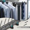 Sliding Tie Racks, 18 Tie Hanger Pull Out Belt Rack