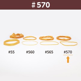 Rubber Band #570 < 17.6 oz (500 g) Transparent Bag > American Color Thick Width Commercial Value Packaging Rubber Band All Sizes 73 Republic