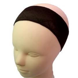 Ventilation wig grip band,HyunDu 2 pcs wig grip Adjustable elasticity and tightness wig grip band (Brown)