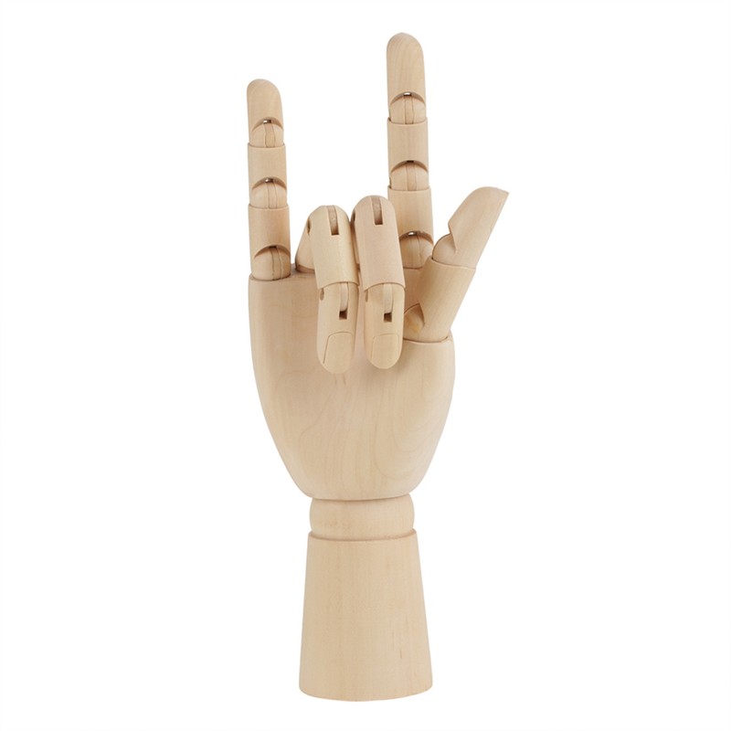 Women Hand Body Artist Model Jointed Articulated Wood Sculpture Mannequin