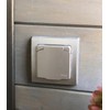 DELPHI Socket IP44 with Protection Lid Flush-Mounted Wet Room Rubber