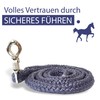 Pferdelinis Horse LEASH, 1.60 m (dark blue), with panic hook