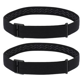 2pcs Elastic Headlamp Strap, Headband Strap Replacement Head Band Comfort Belt Headlight Strap Holder Head Lamp Light Torch Accessories Compatible with Black Diamond Petzl