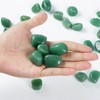 Nvzi 10 Packs of Brazilian Tumbled Polished Natural Green Aventurine