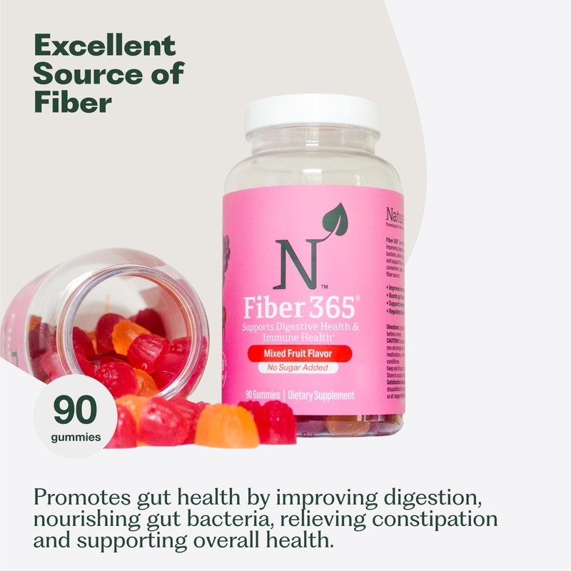 Nature M.D. Fiber 365 Gummies Fiber Gummies for Adults |