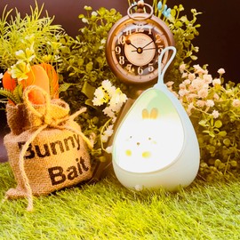 MYCYBERSTASH Cute Bunny Lamp: Smart, Sensor-Powered & Rechargeable (Blue)