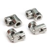 Yeebyee 6mm to 6mm Rotatable Universal Steering Joint Shaft Coupling