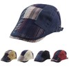 HIQIU Flat Cap Men's Flat Cap Barret Cap, Peaked Cap