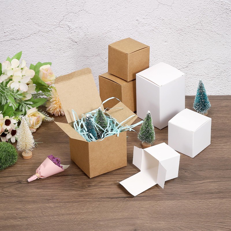 PATIKIL Paper Cardboard Boxes Paper Recycled Gift Corrugated Paper Box