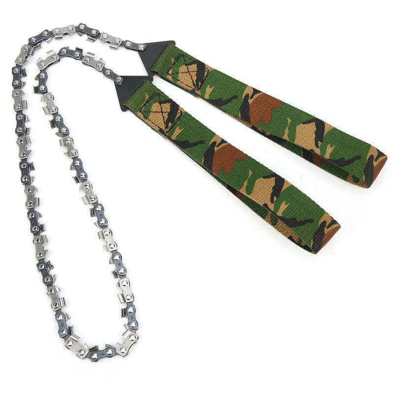 Outdoor Mini Portable Hand Chain Saw Survival 33T Logging Camping