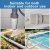 1.5 Inch Male Thread PVC Fittings White 2-Way PVC Pipe