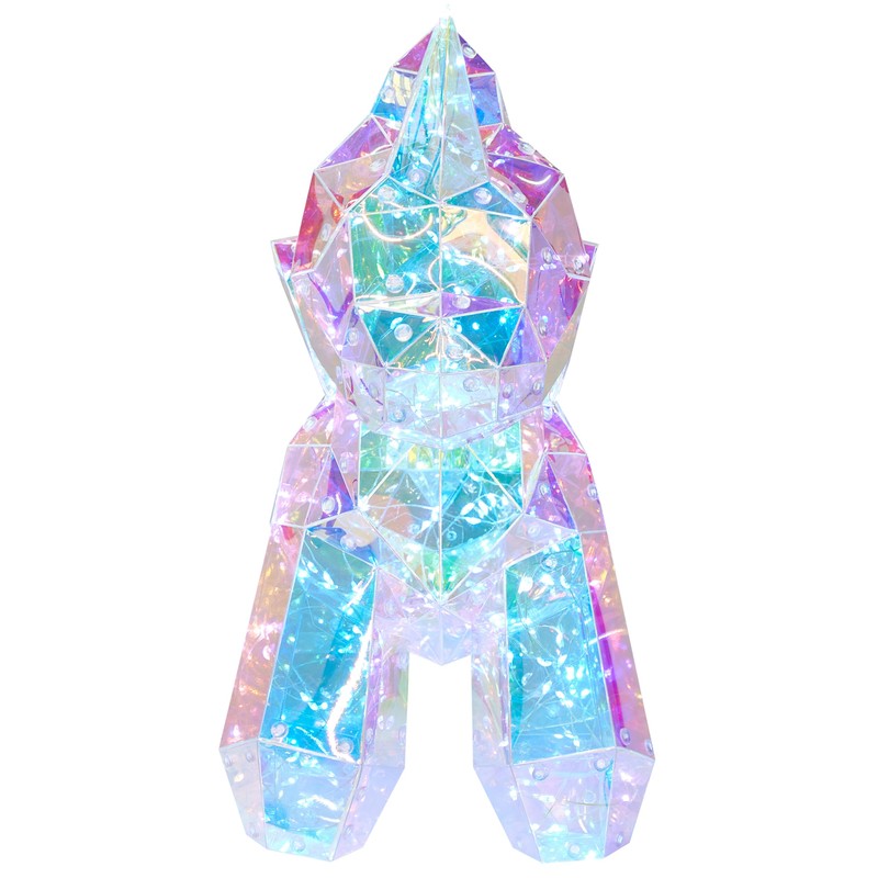 Decorative LED Plastic Colourful Unicorn with USB Port 35 cm