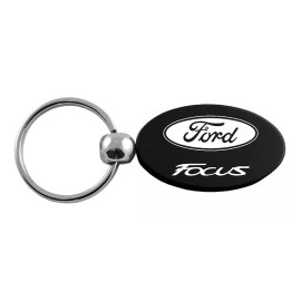 Ford Focus Oval Key Ring (Black)