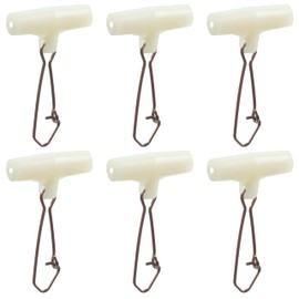 Fishing Line Sinker Slides,30pcs Heavy Duty Sinker Slider Swivel Kit with Duo Lock Hooked Snaps Saltwater Sinker Weights Connector for Catfishing Rig