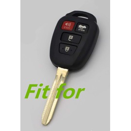 KAWIHEN Silicone Key Fob Cover Compatible with HYQ12BDM HYQ12BEL HYQ12BDP Toyota Avalon Camry Corolla Highlander Rav4 Yaris Scion FR-S tC