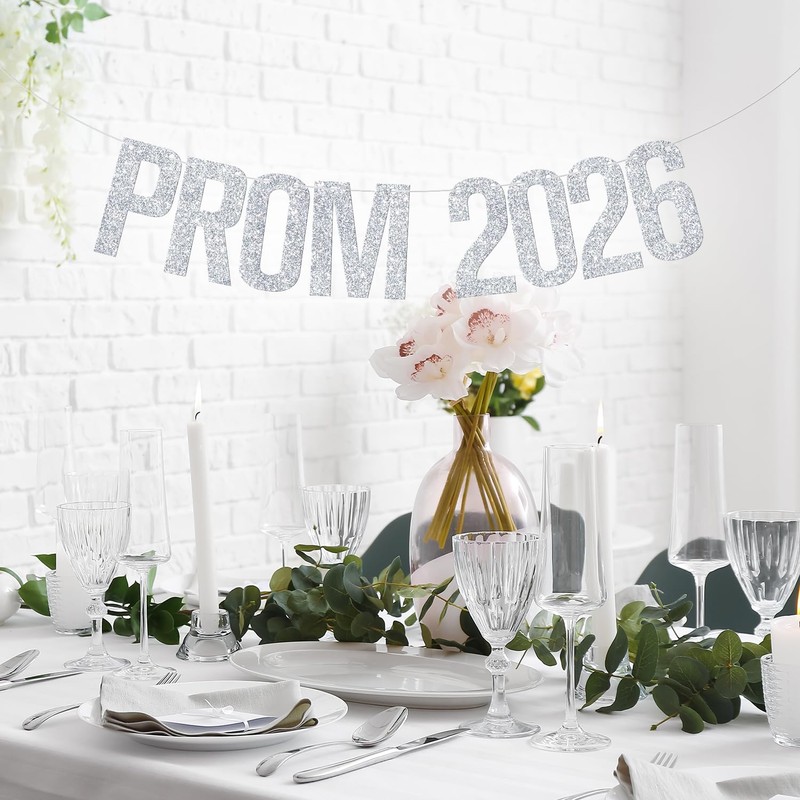 Prom 2026 Banner, Prom Night Decor, 2026 Graduation Decorations, Class