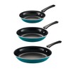 Tramontina Porcelain Enamel Non Stick 3-Pack Frying Pans, Skillet Set