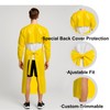 ELEBOX Waterproof Apron Smock with Long Sleeves, Safety lab Aprons