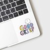 CafePress Charlie Brown Good Grief Small Die Cut Sticker, 3"x4"