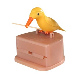 DUjuanhong Toothpick Dispenser Scatola Automatica Stuzzicadenti Uccello,Carino Colibrì Dispenser Creativo Conservazione Cure Denti Porta per la Casa Tavolo Party Ristorante