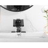 Bathroom Faucet Black Waterfall Glass Spout Single Handle One Hole