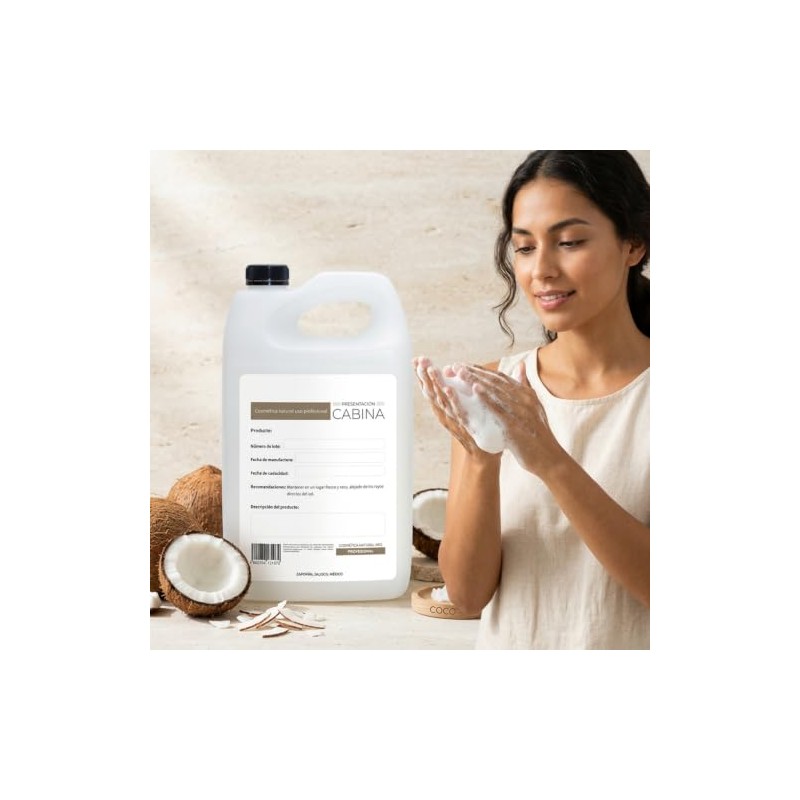 Crema Corporal Líquida Vegana de Coco 1 Galón