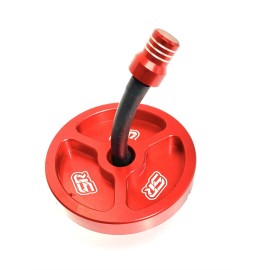 Staggs Racing Billet Aluminum BlackFuel Tank Gas Cap For Honda CRF110 110F CRF125 2019-2023 24