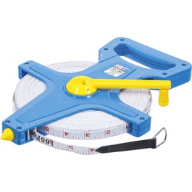 BGS DIY 2159 | Tape Measure | 50 m | Width 13 mm | Fibreglass | Marked on Both Sides, Inch and Metre Scale | Tape Measure