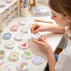 Clear Button Pins Plastic for Crafts - 20 Pack Circle