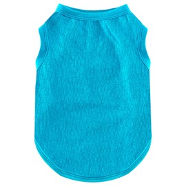 Dog Shirt Vest Clothes for Small Dogs Boy Girl Summer Solid Stretchy Puppy T-Shirts Soft Cool Breathable Lightweight Dog Sweatshirt Pet Cat Outfit