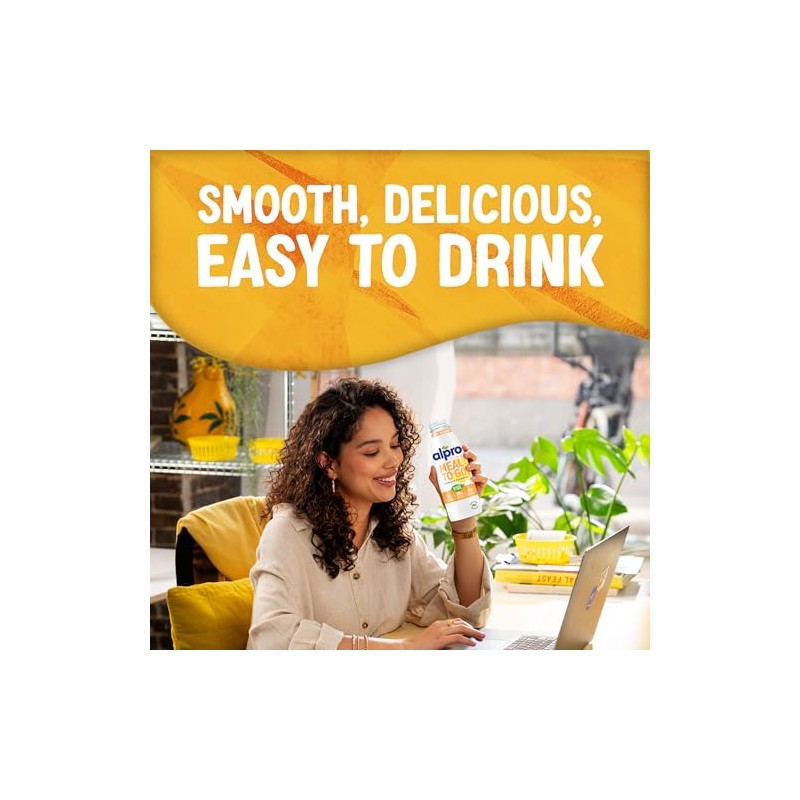 Alpro Meal To Go Vanilla Flavour, Ready-To-Drink Meal Replacement Drink,
