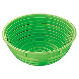 THERMOHOUSER 48709 Round Fermentation Basket (Polypropylene), Green, PP, Germany WHT13
