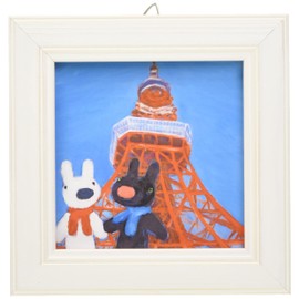 Upower GL-00667 Lisa and Gaspard Mini Art Frame, W4.7 x H4.7 inches (12 cm) x 4.7 inches (12 cm)