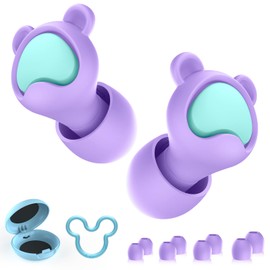 Quietide Ear Plugs for Kids (Age 6-12) 26dB Noise Reduction Live Ear Plugs for Hearing Sensitivity Increases Focus and Anxiety and Stress Relief with 4 Sizes Washable Reusable Perfect for School, Home