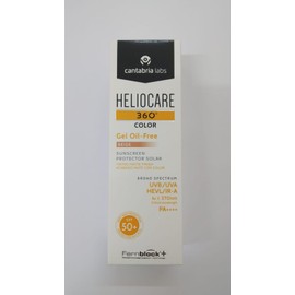 360 Gel Oil-Free - Color Beige - SPF 50+ Tinted Matte Finish/Gel Sunscreen For Face -Combination Skin - Normal Skin - Oily Skin - Spot Prone Skin - 50ml