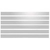 6 Reflective Strips for Warning Signs 28 x 2 cm