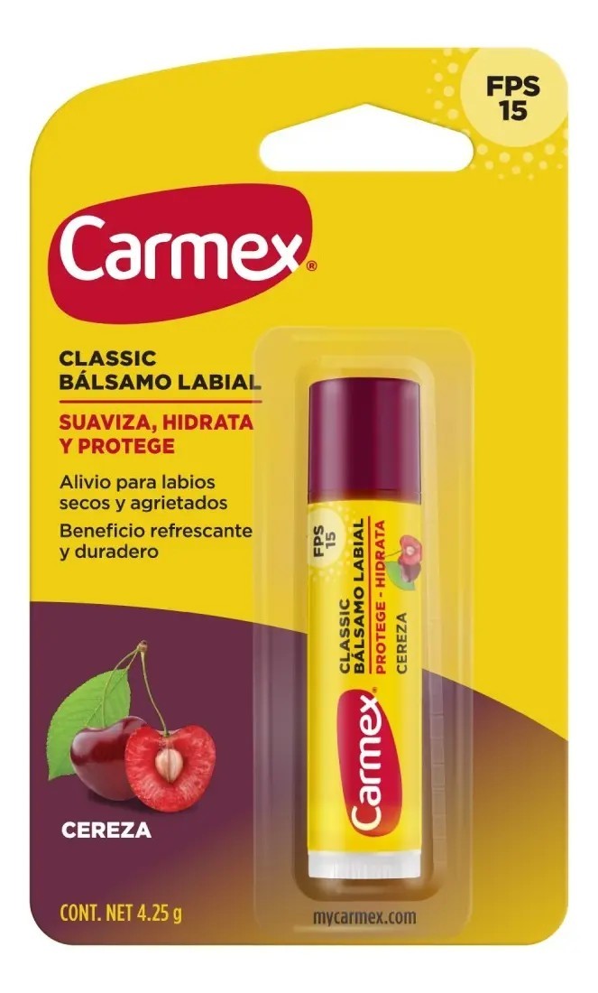 Balsamo Labial Carmex Cereza Barra