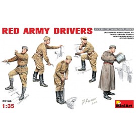 Miniart 1:35 Scale Red Army Drivers Plastic Model Kit
