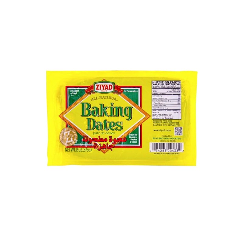 Ziyad Baking Date Filling 13 Ounce, Pack 6