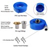 2" x 100ft Blue PVC Backwash Hose for Swimming Pools,