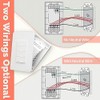 MOES Zigbee - Interruptor inteligentes de 2 botones, cable neutro